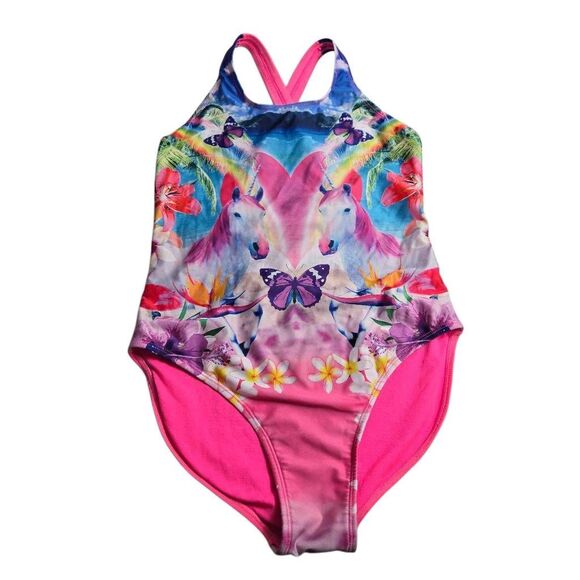 Xhilaration Unicorn swimsuit XL 14/16 - Picture 1 of 7